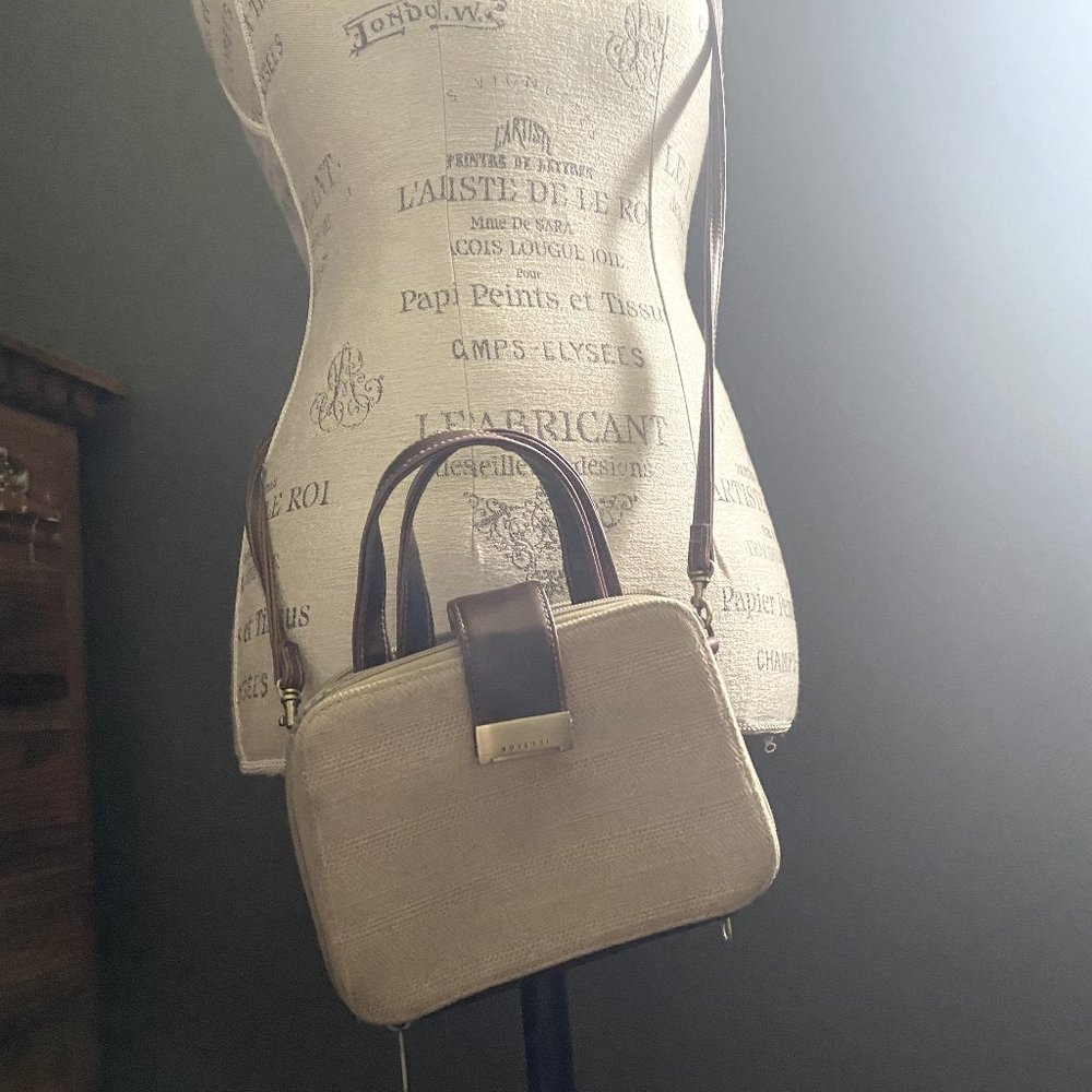 Vintage Rosetti mini messenger crossbody purse with compartments